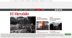 Desktop Screenshot of elheraldo.hn
