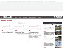 Tablet Screenshot of blogs.elheraldo.hn